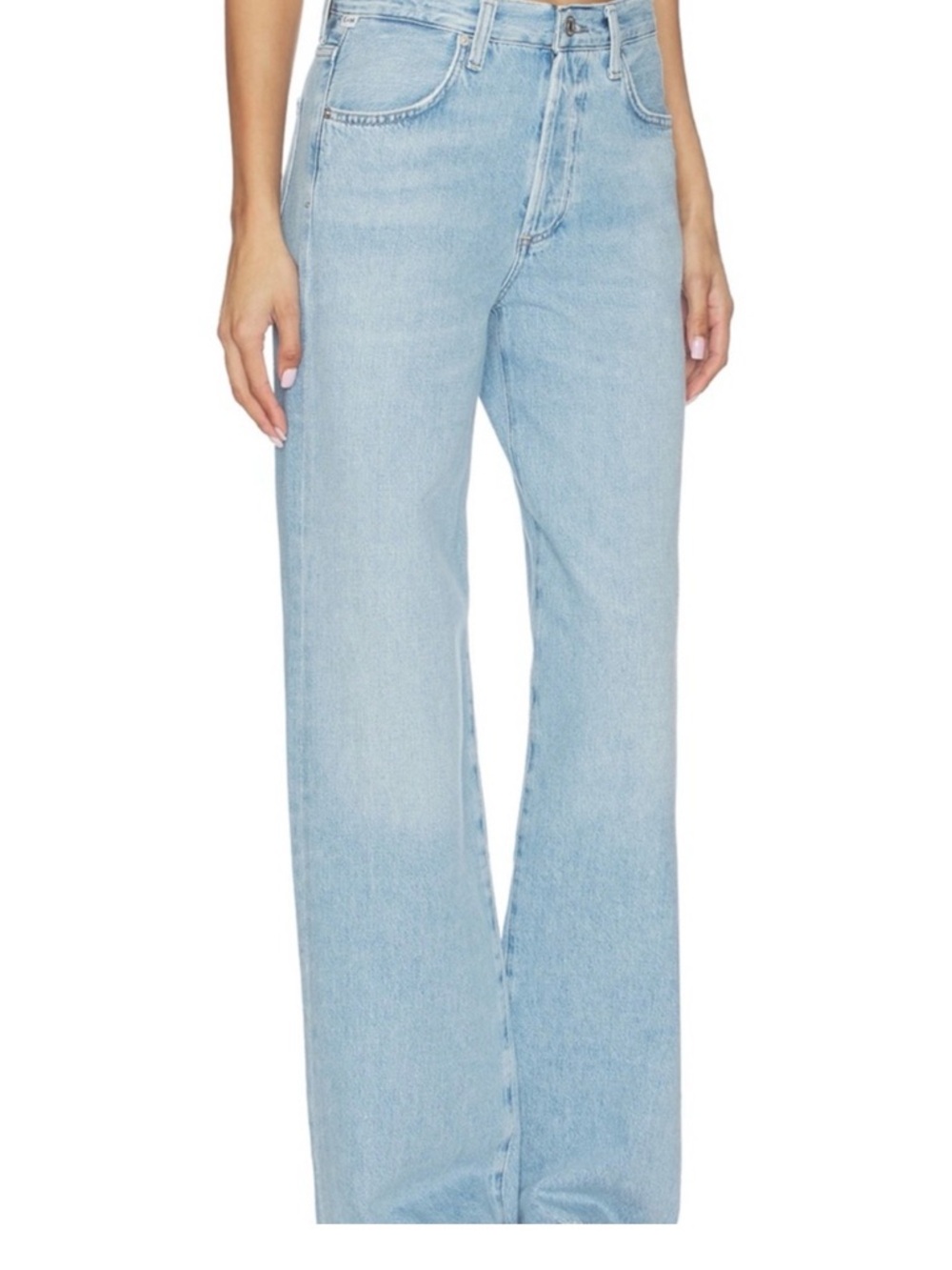 Citizens Of Humanity Light Wash Wide-Leg Jeans
